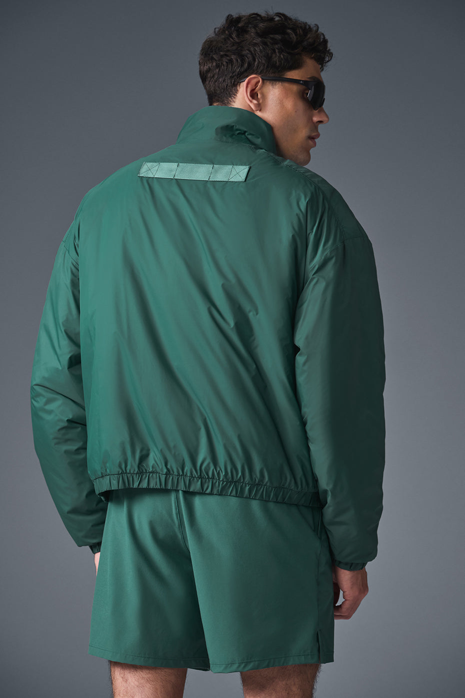 Latitude Light Weight 1/2 Zip Pullover Jacket - Winter Ivy — photo 2