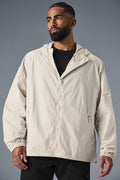 Vantage Nylon Ripstop Track Jacket - Bone — photo 1