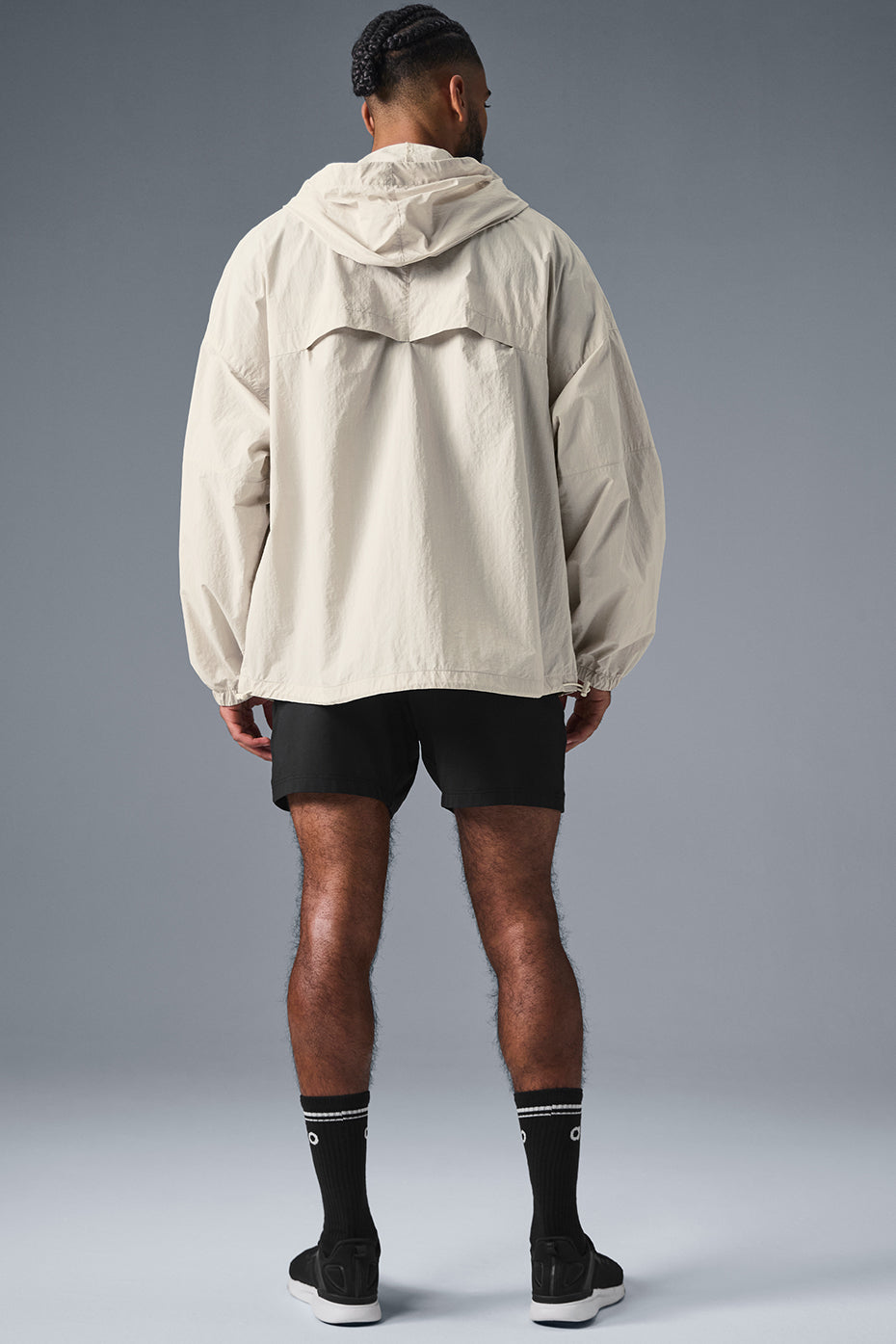 Vantage Nylon Ripstop Track Jacket - Bone — photo 2