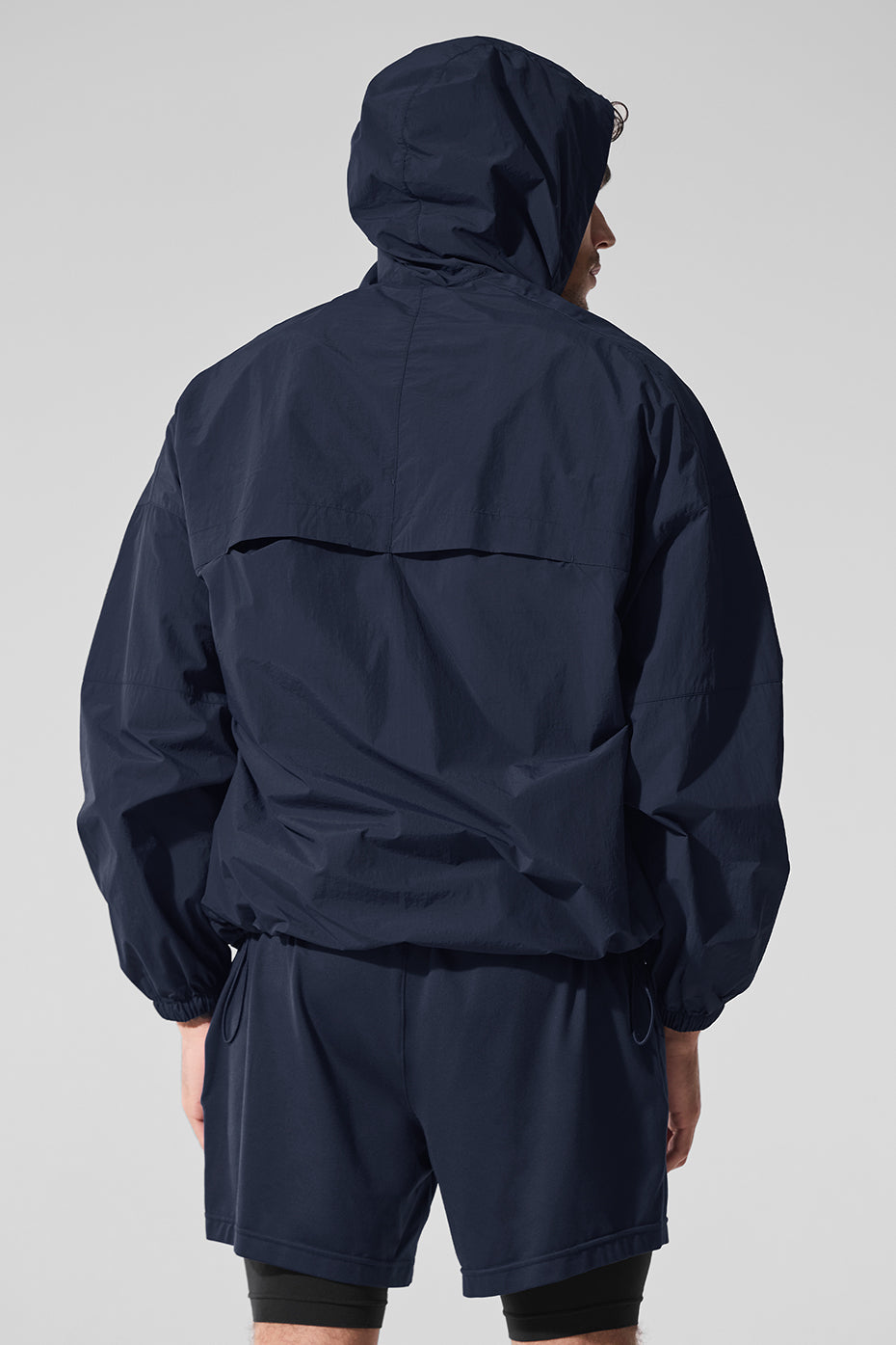 Vantage Nylon Ripstop Track Jacket - Navy — photo 2