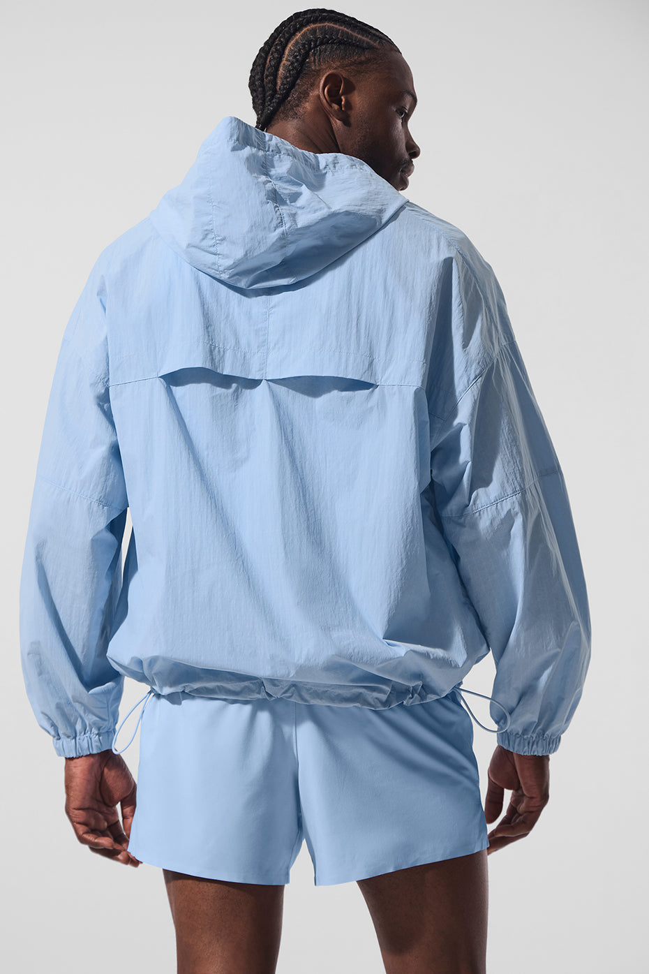 Vantage Nylon Ripstop Track Jacket - Seashell Blue — photo 3