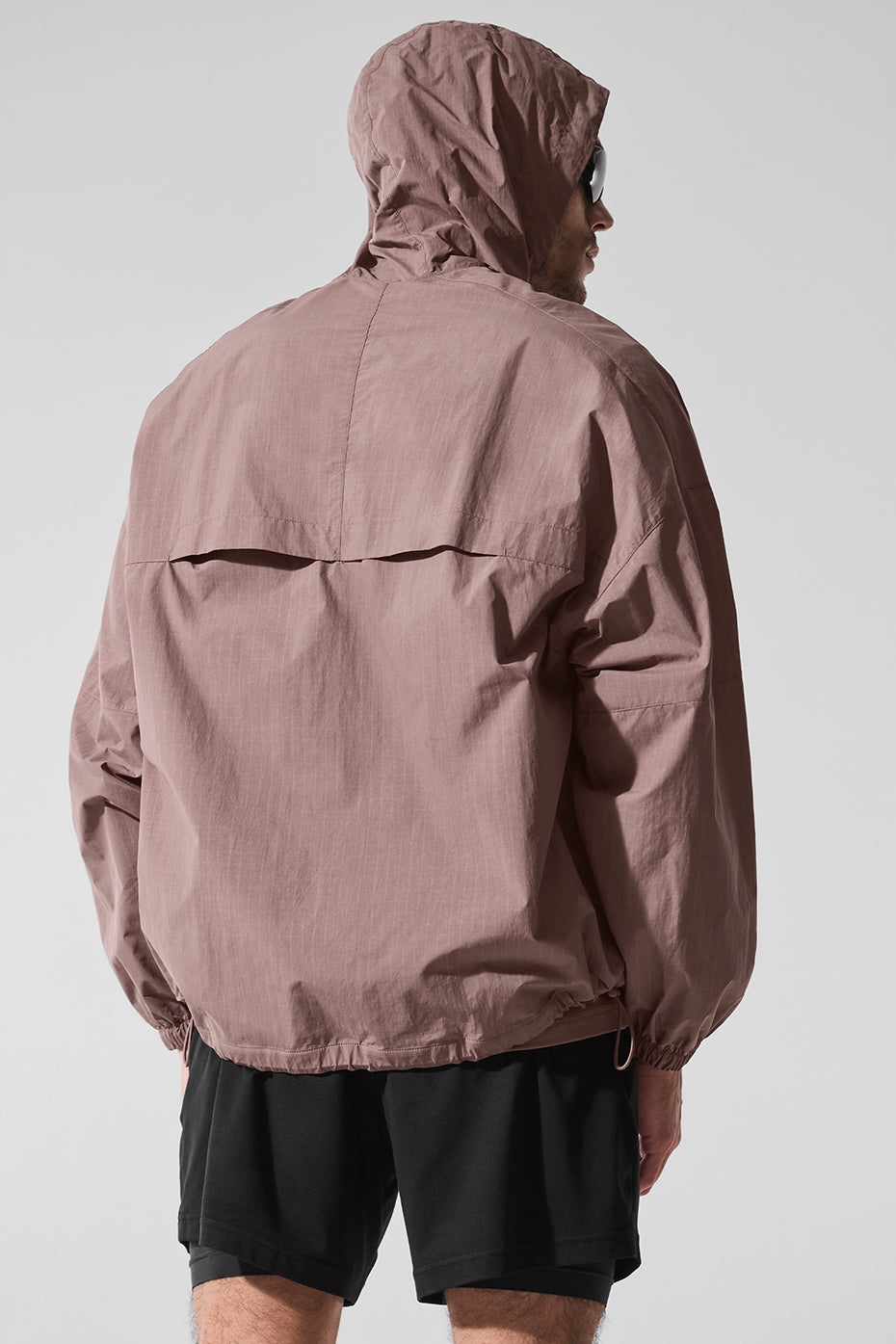 Vantage Nylon Ripstop Track Jacket - Mushroom — photo 2