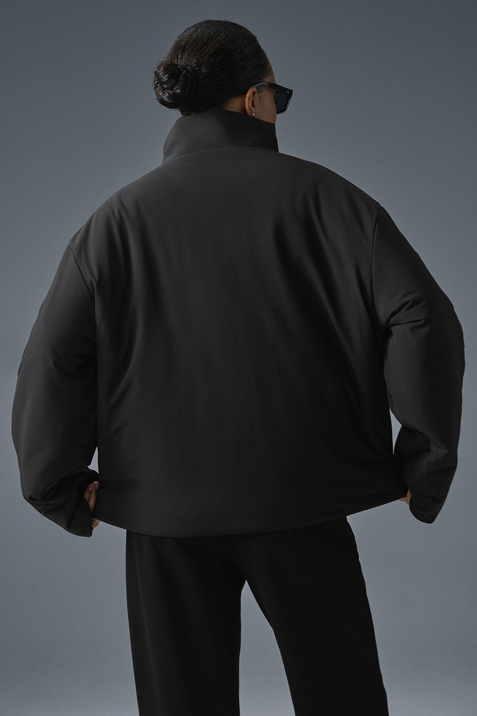 Stretch Woven Notable Jacket - Black — photo 2