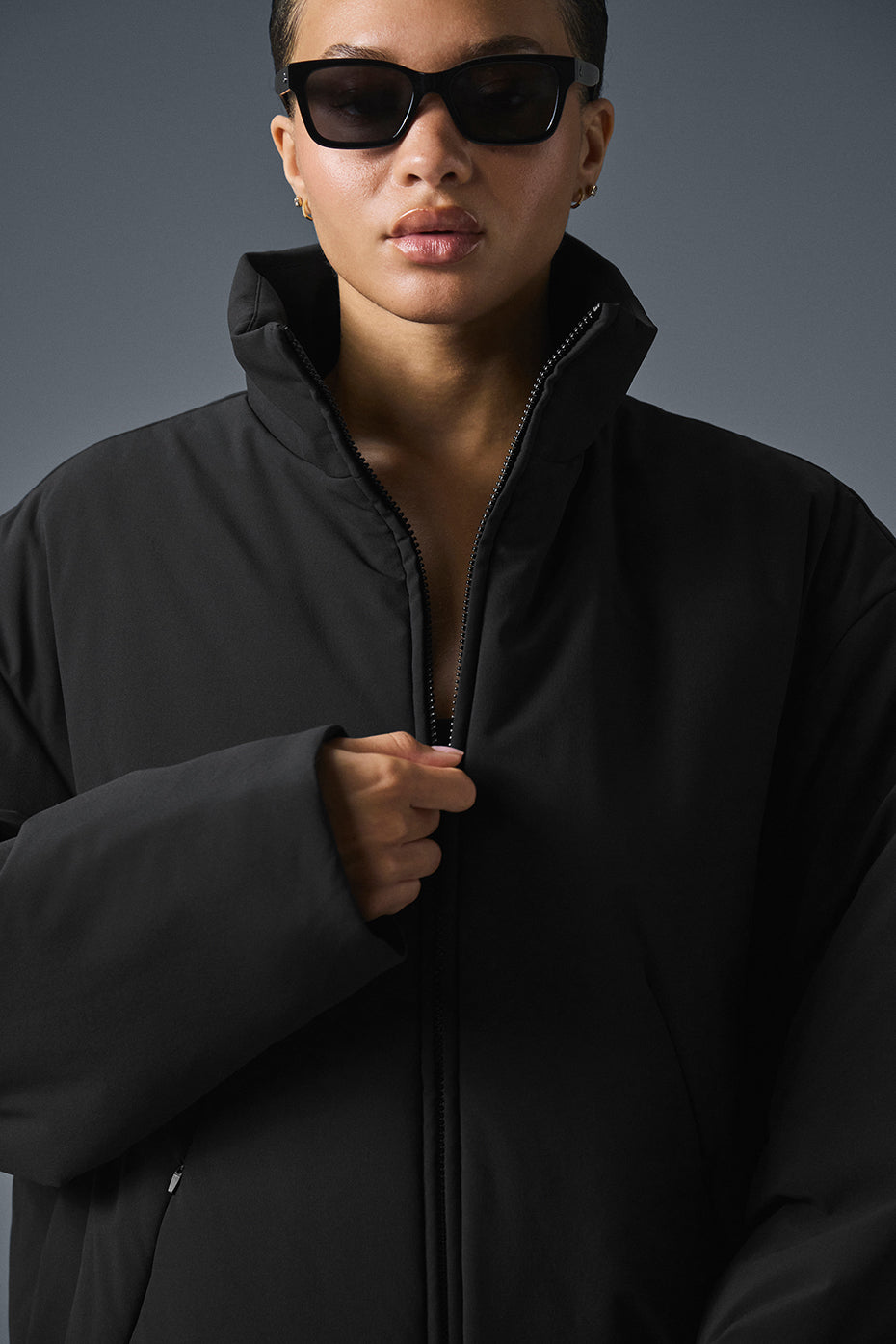 Stretch Woven Notable Jacket - Black — photo 4