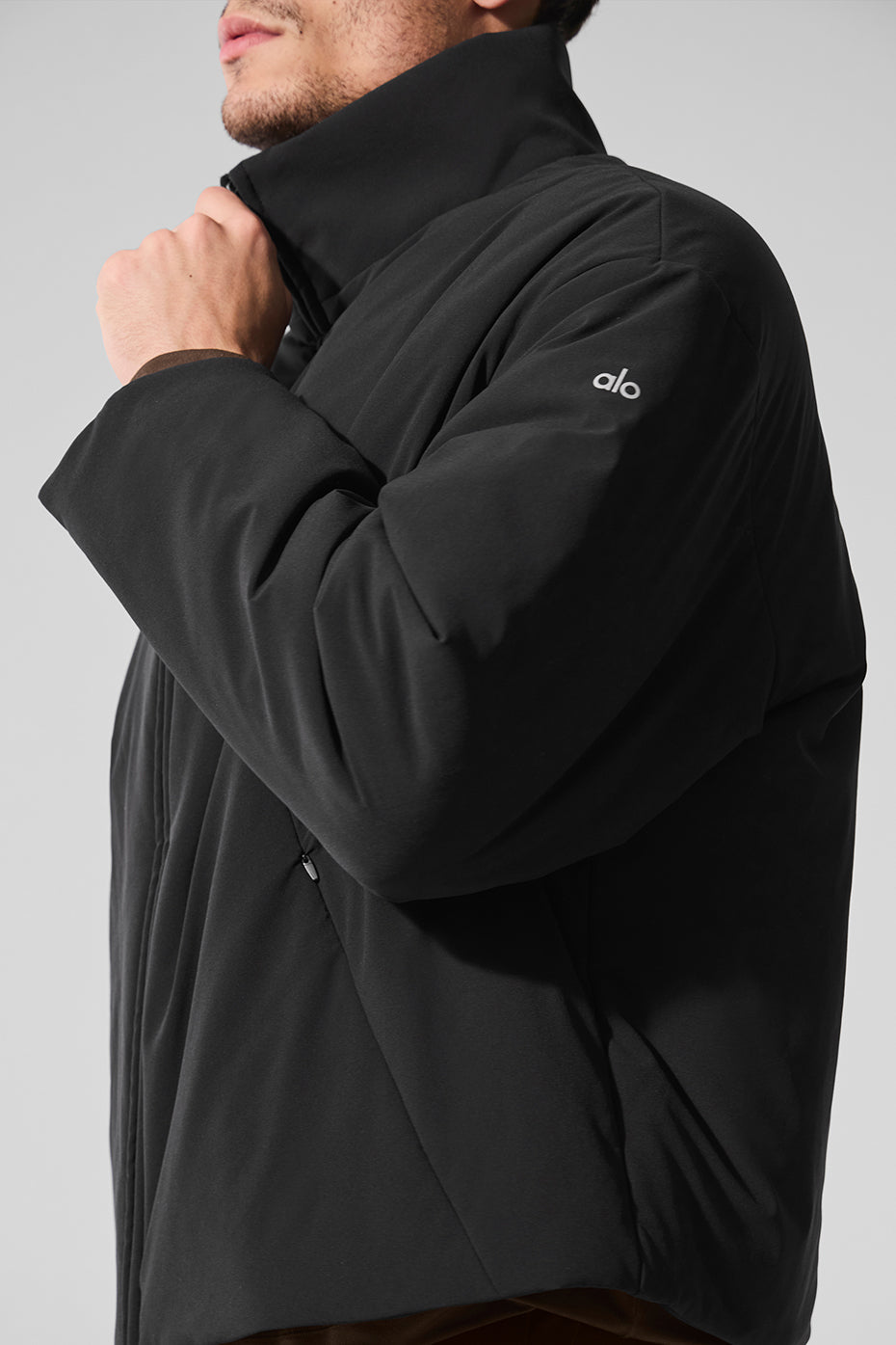 Stretch Woven Notable Jacket - Black — photo 4