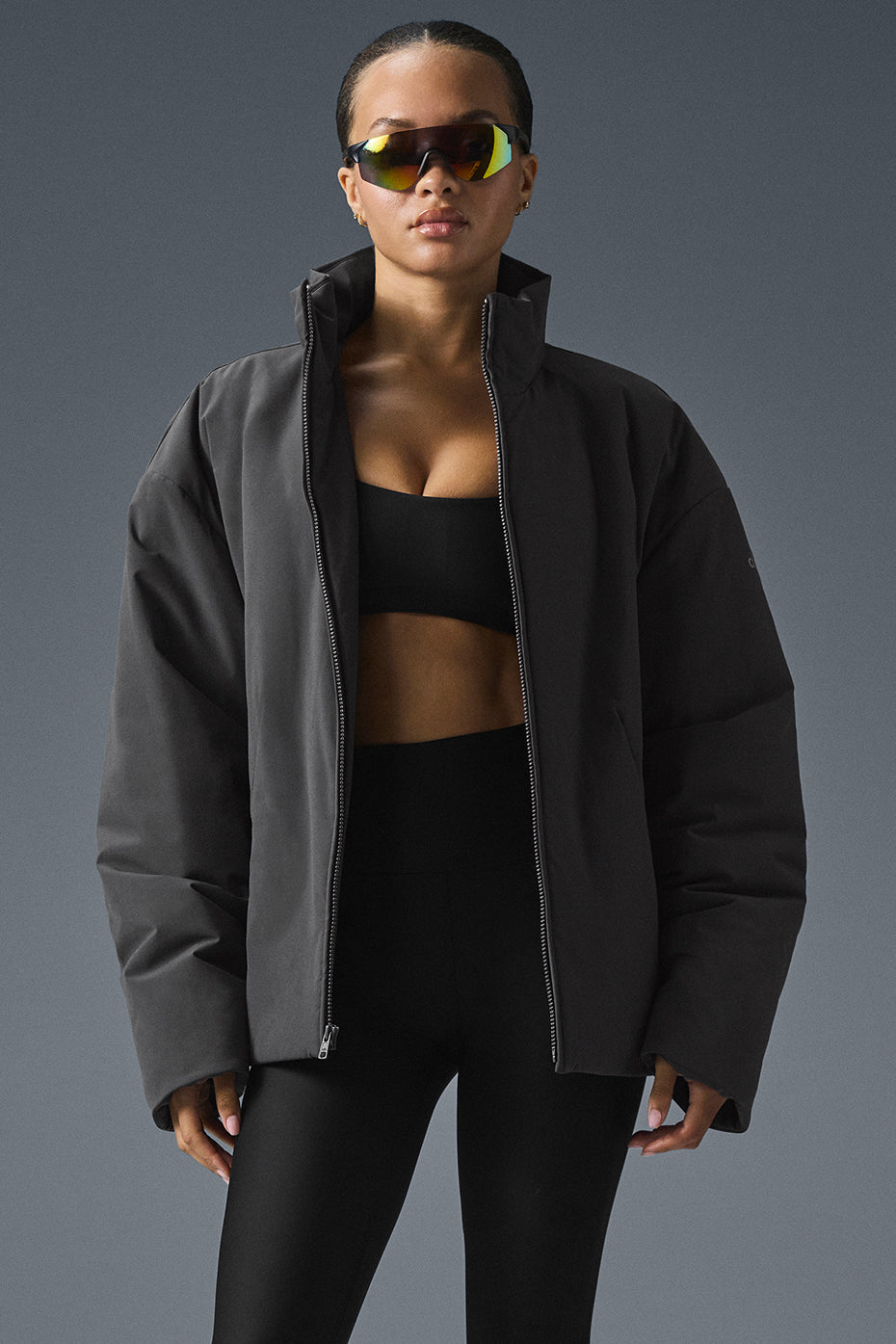 Stretch Woven Notable Jacket - Anthracite — photo 1