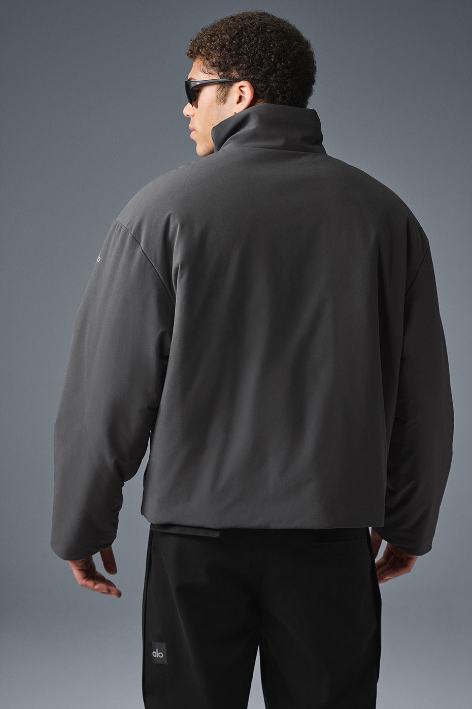 Stretch Woven Notable Jacket - Anthracite — photo 2