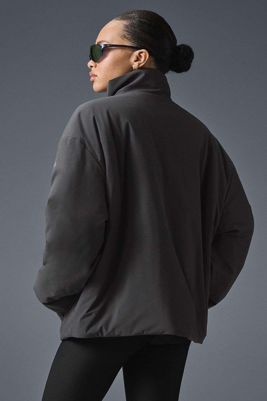 Stretch Woven Notable Jacket - Anthracite — photo 2