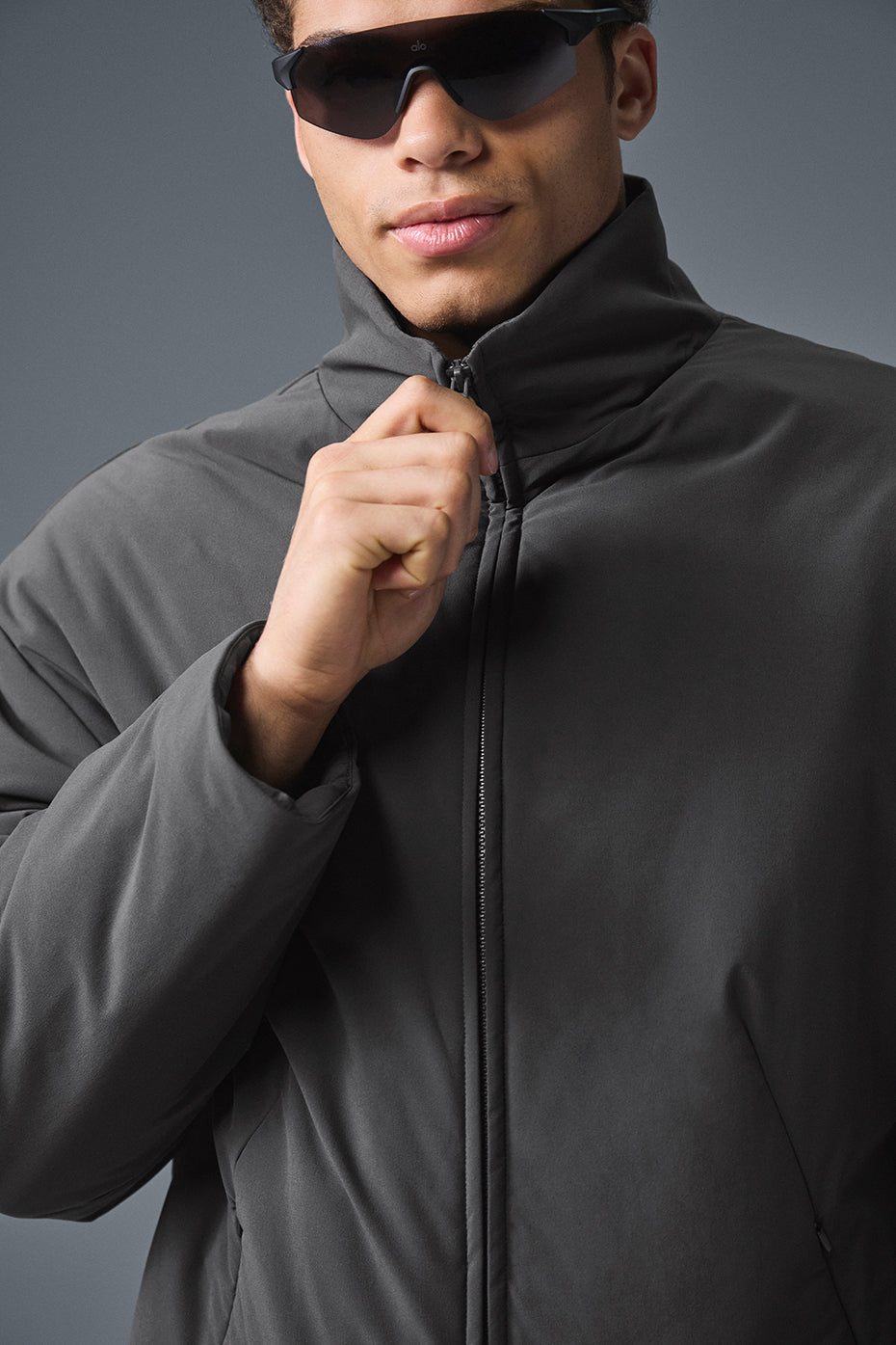 Stretch Woven Notable Jacket - Anthracite — photo 4