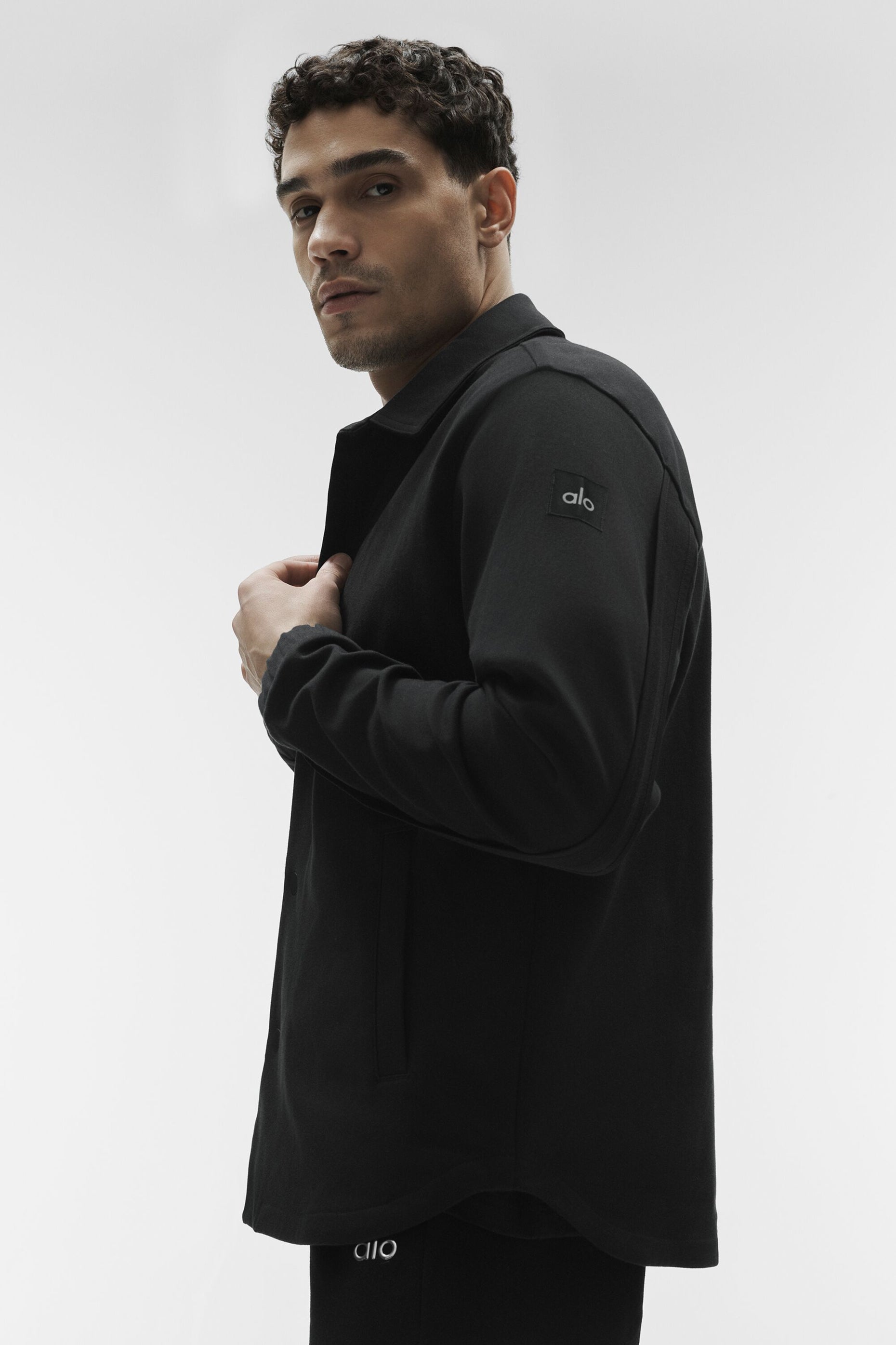 Edition Sueded Jacket - Black — photo 4