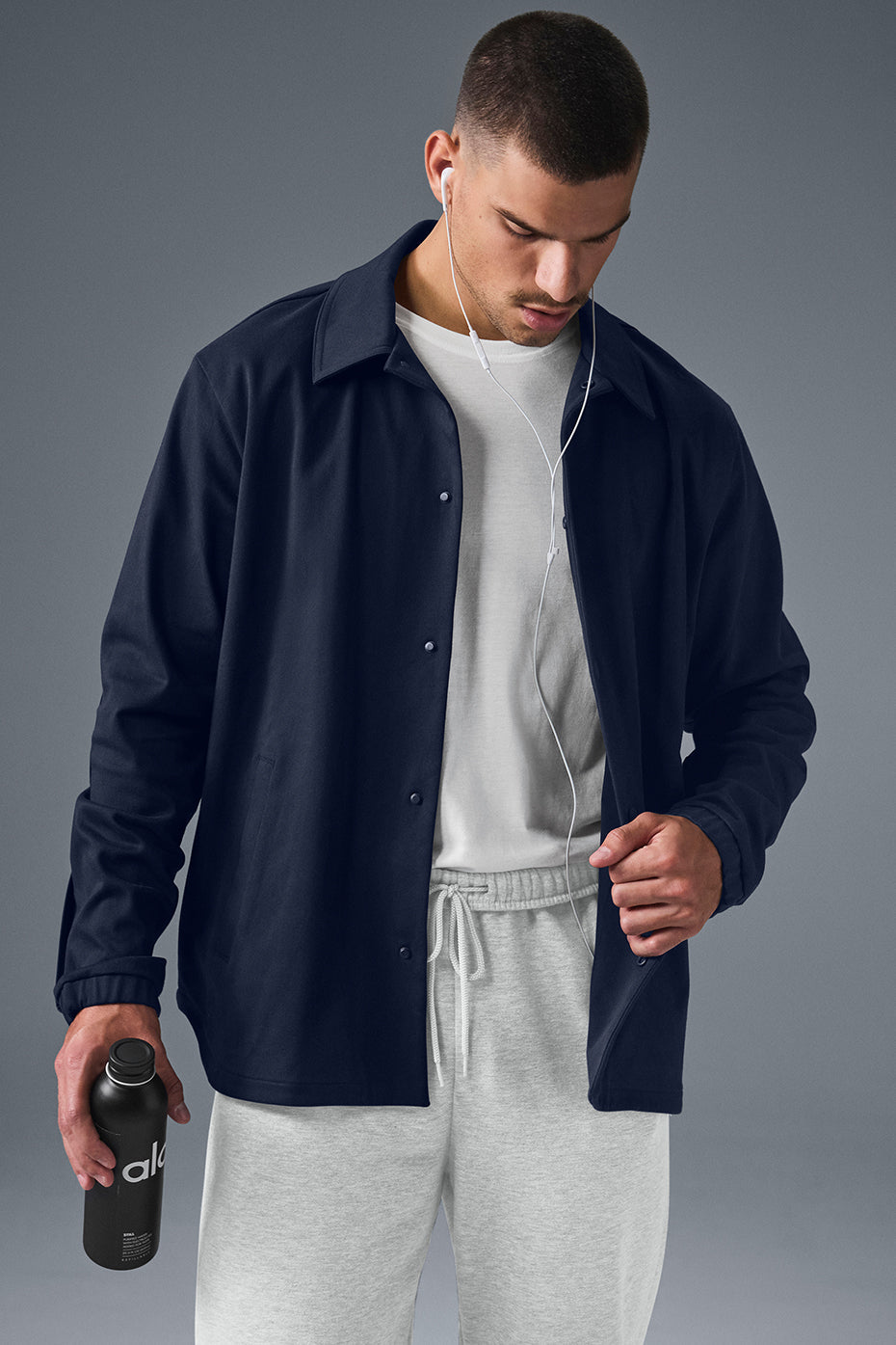 Edition Sueded Jacket - Navy — photo 1