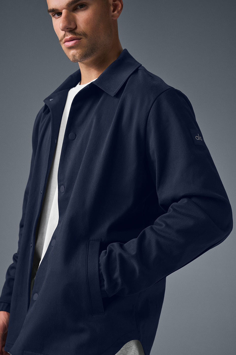 Edition Sueded Jacket - Navy — photo 3