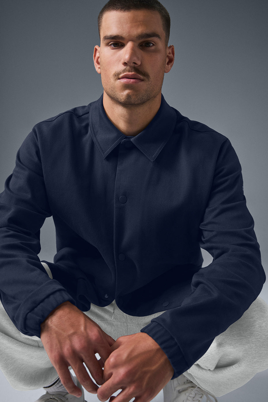 Edition Sueded Jacket - Navy — photo 4