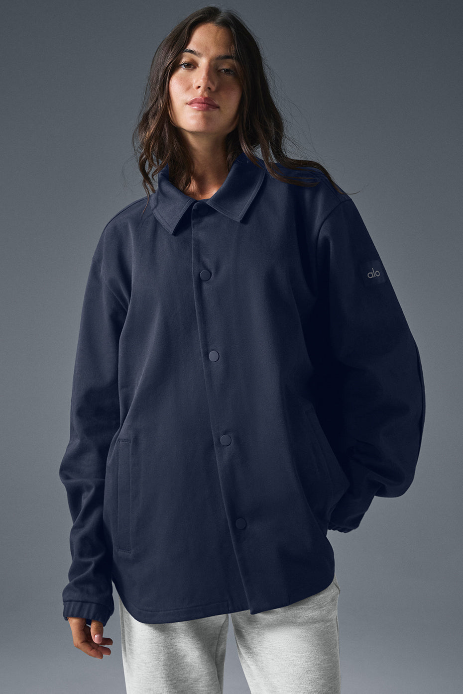 Edition Sueded Jacket - Navy — photo 4