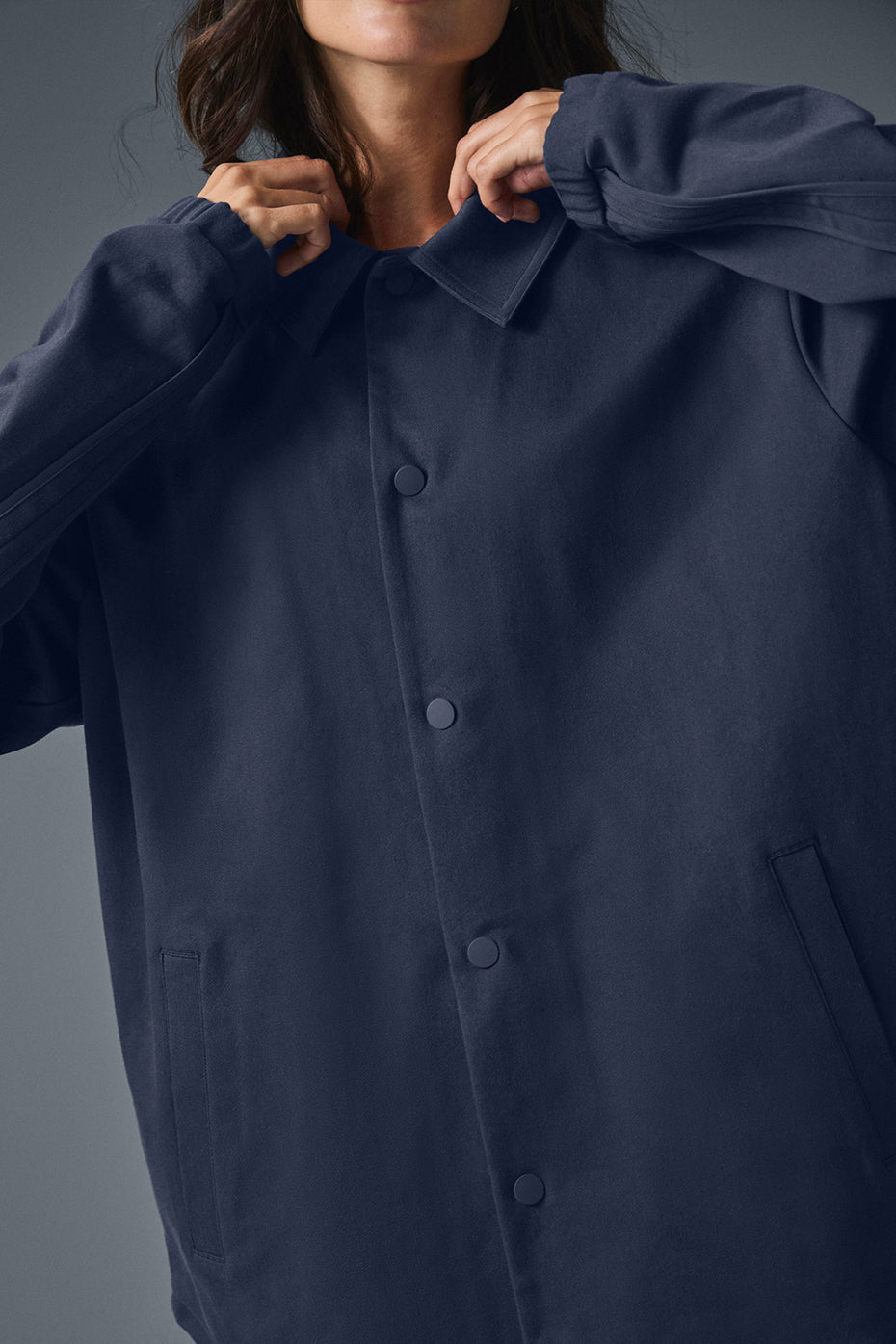 Edition Sueded Jacket - Navy — photo 5
