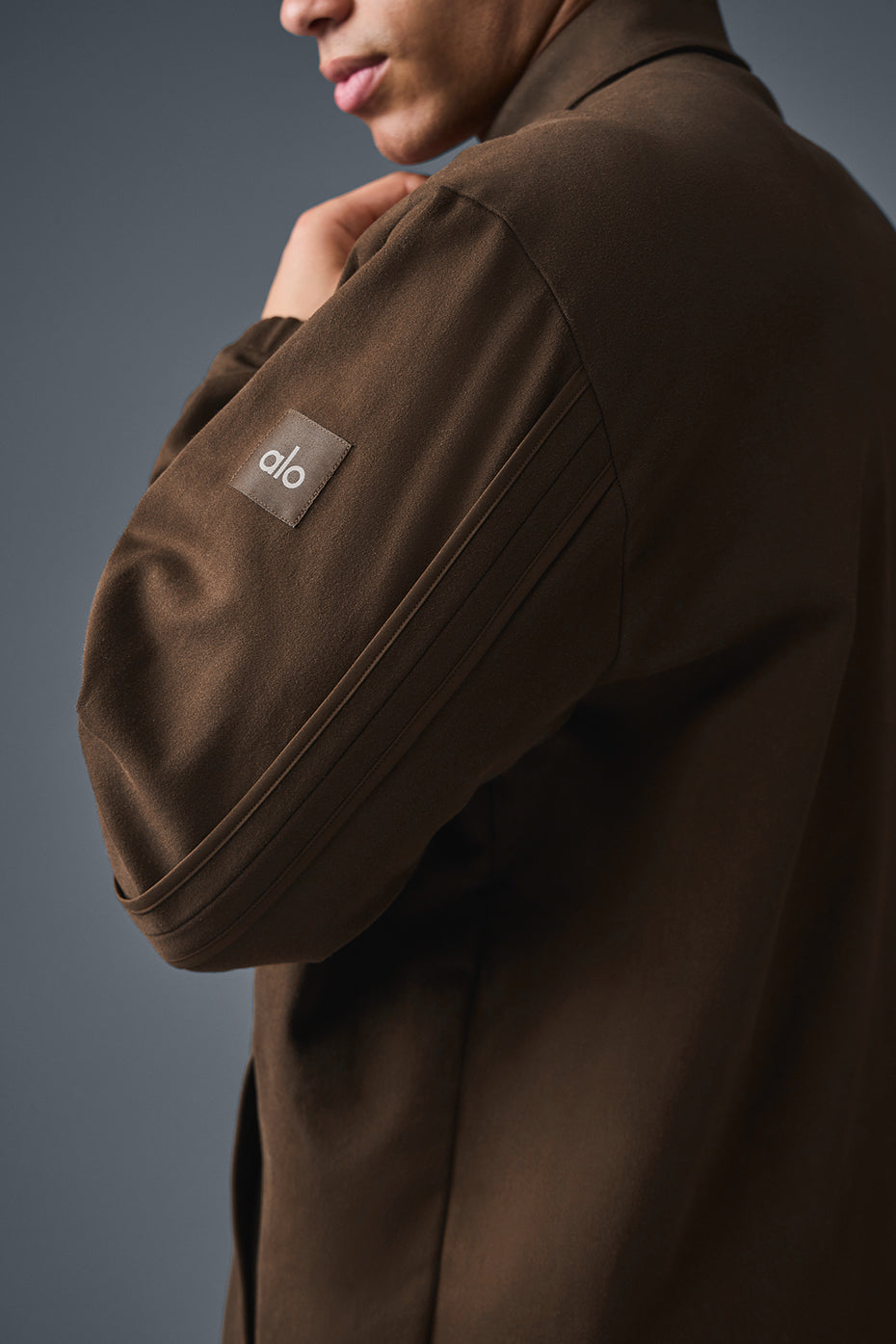 Edition Sueded Jacket - Espresso — photo 3