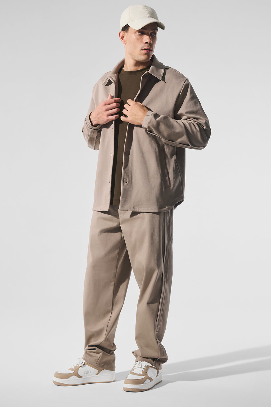 Edition Sueded Jacket - Gravel — photo 4