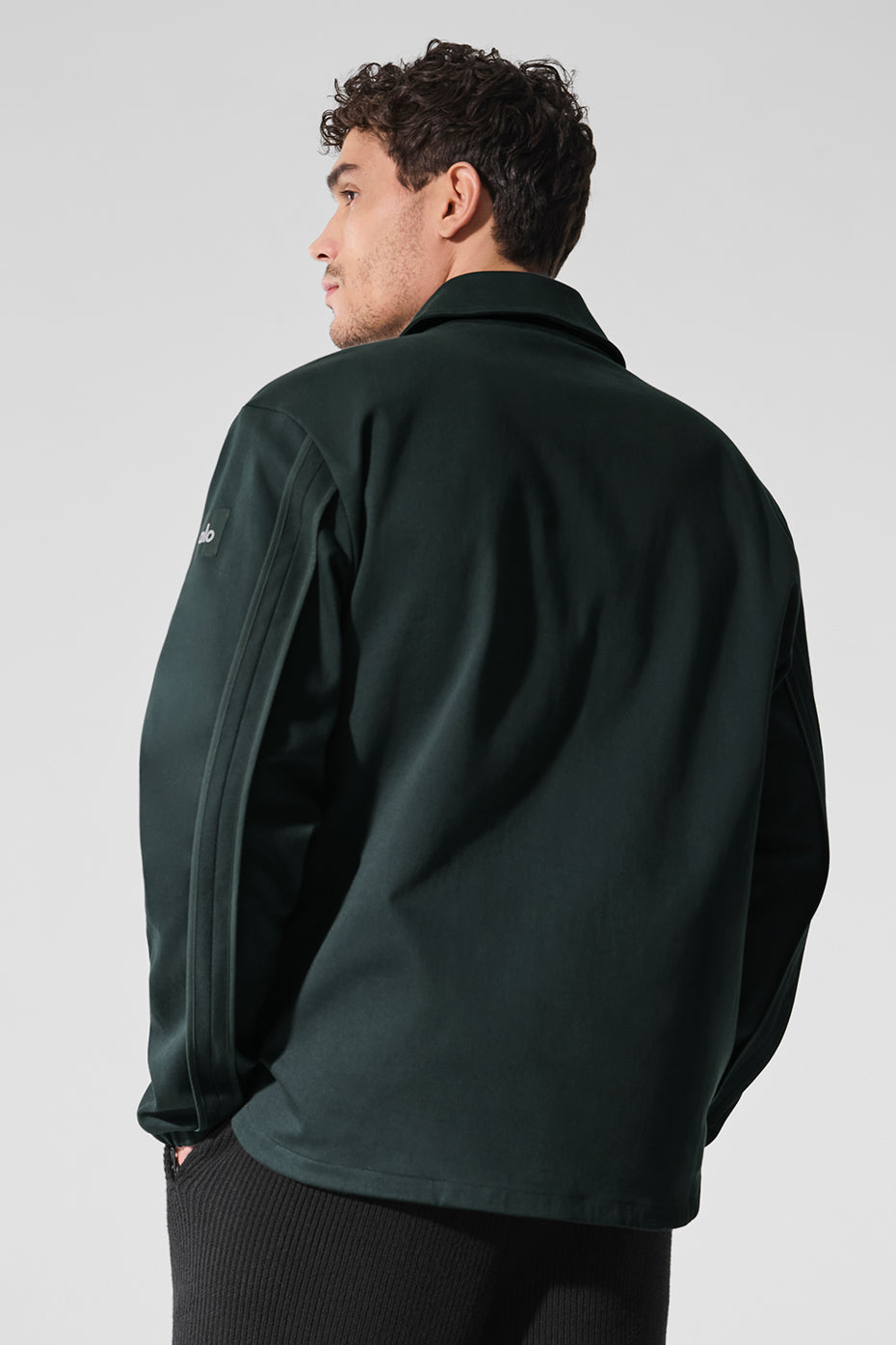 Edition Sueded Jacket - Charcoal Green — photo 2
