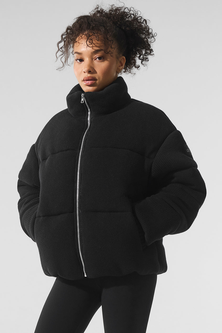 Stage Sweater Puffer - Black — photo 1