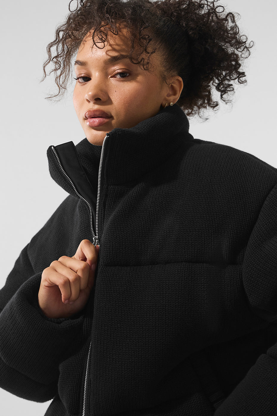 Stage Sweater Puffer - Black — photo 5