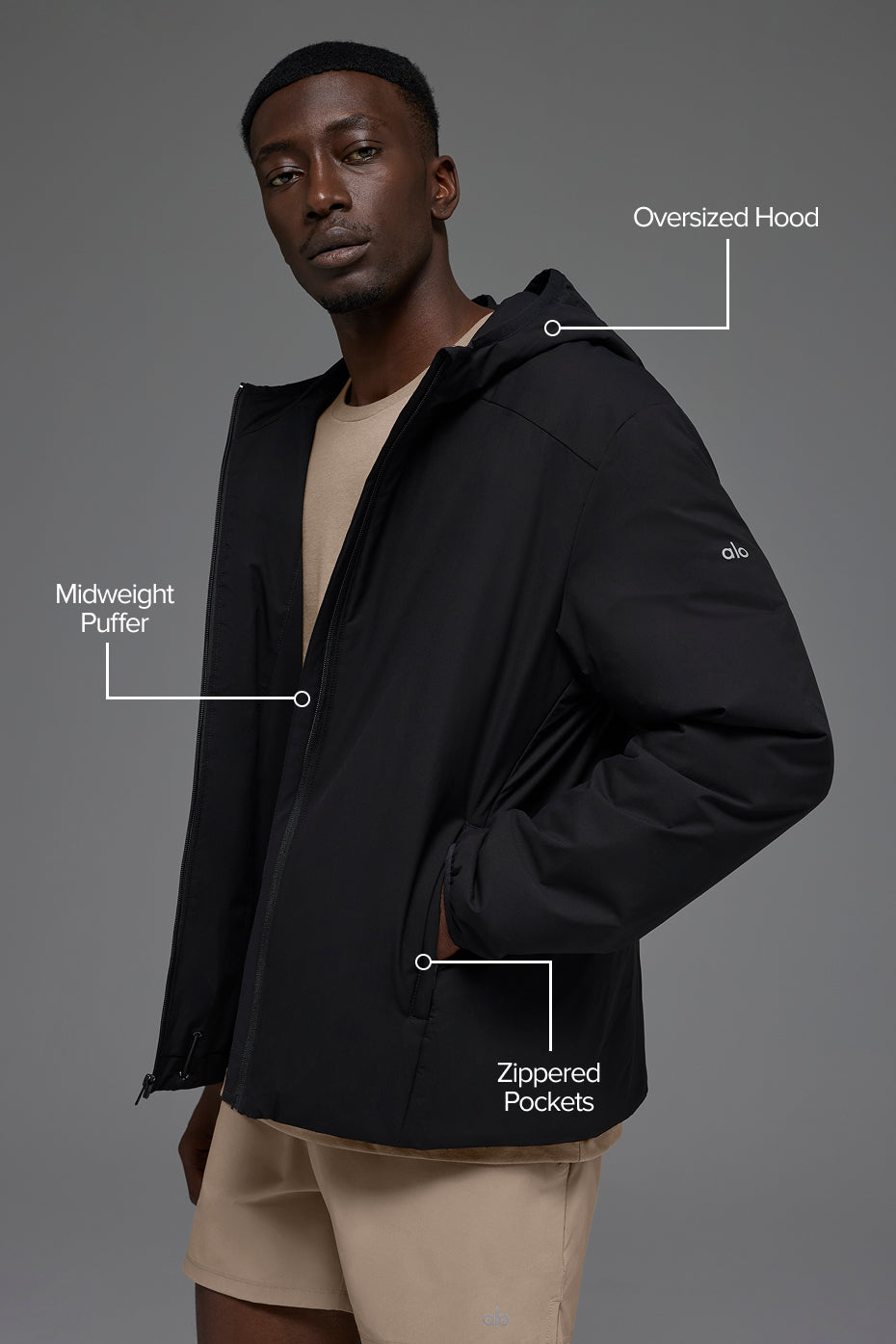 Elemental Full-Zip Jacket - Black — photo 2