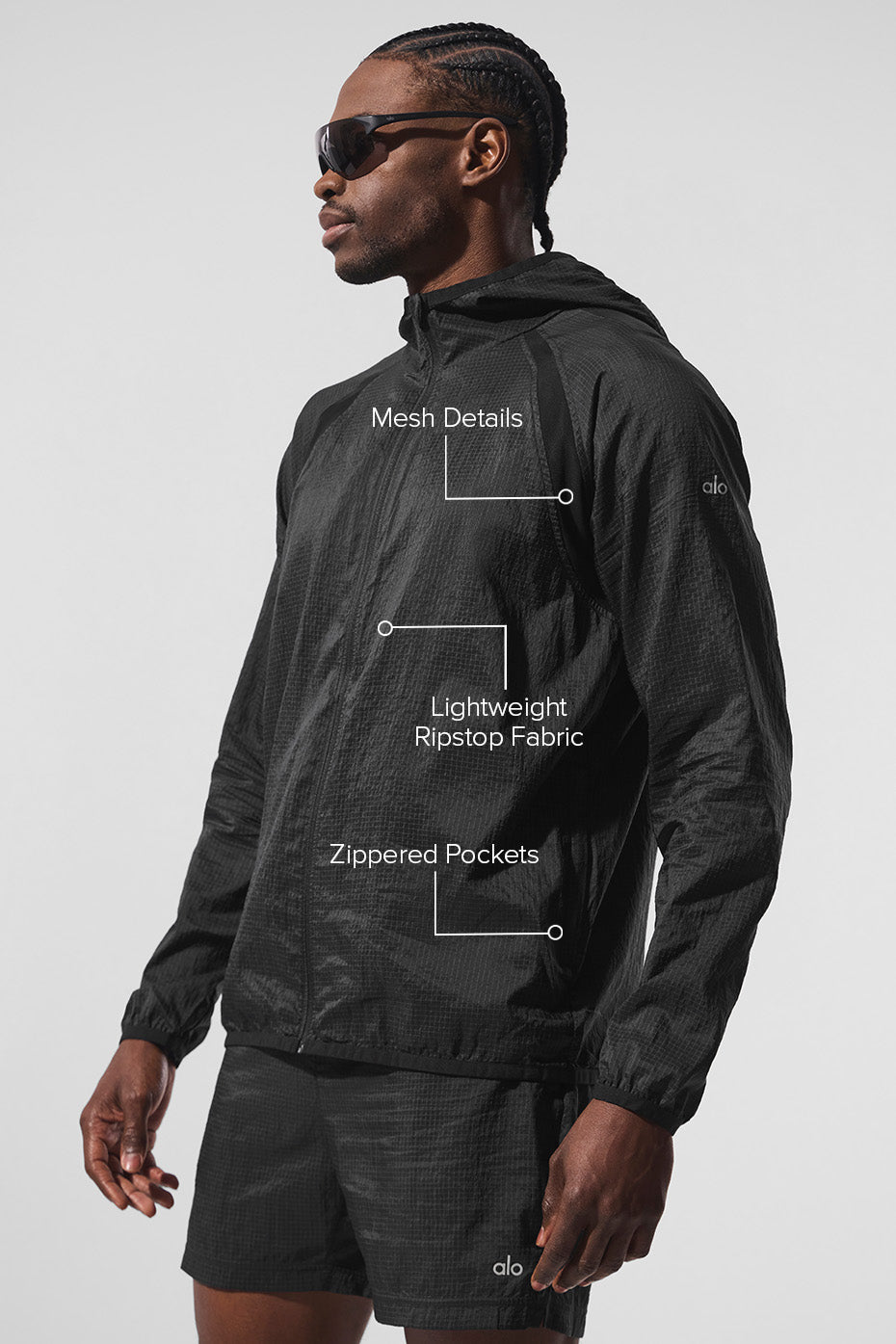 Game Time Ripstop Jacket - Black — photo 2