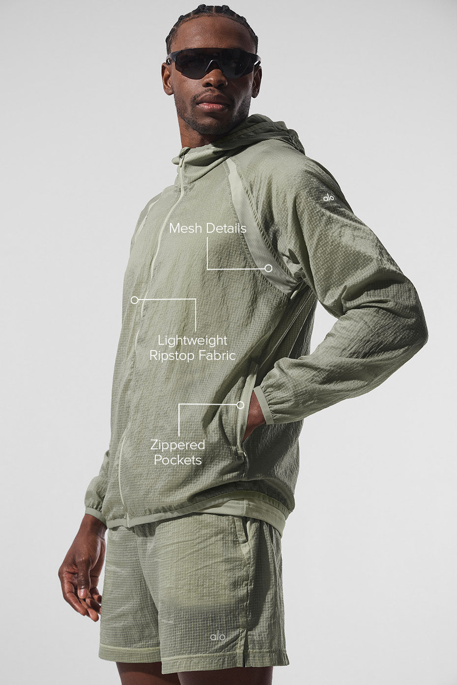 Game Time Ripstop Jacket - Limestone — photo 2