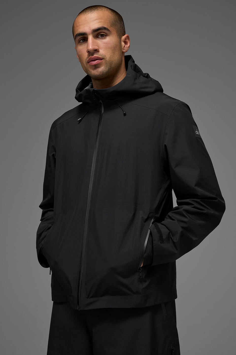 Alpha Shell Jacket - Black — photo 3