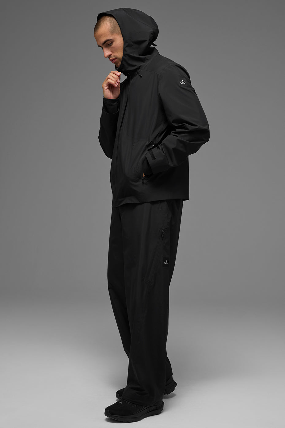 Alpha Shell Jacket - Black — photo 5
