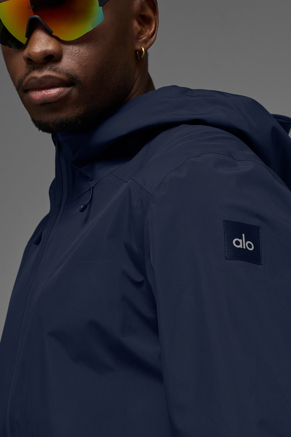 Alpha Shell Jacket - Navy — photo 3