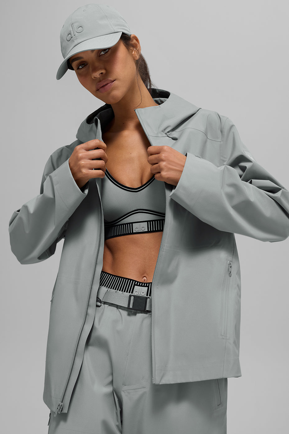 Alpha Shell Jacket - Lunar Grey — photo 1