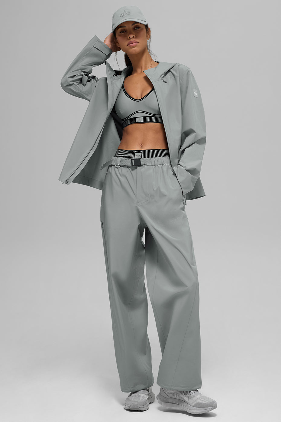 Alpha Shell Jacket - Lunar Grey — photo 5