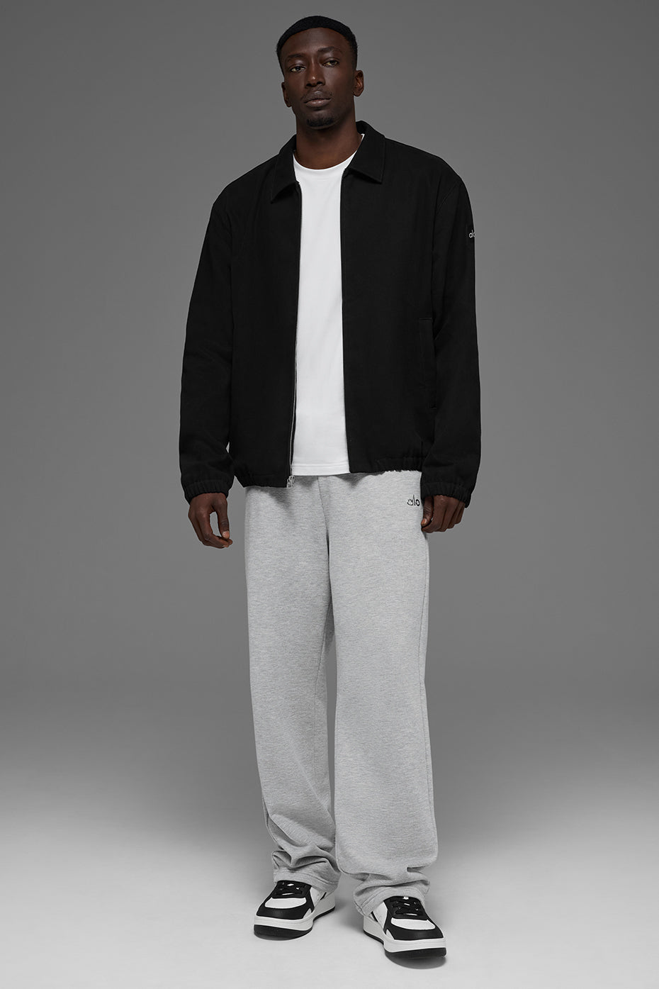 Cotton Canvas Coaches Jacket - Black — photo 6