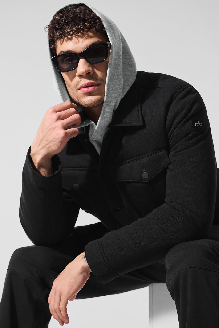 Ease Trucker Jacket - Black — photo 4