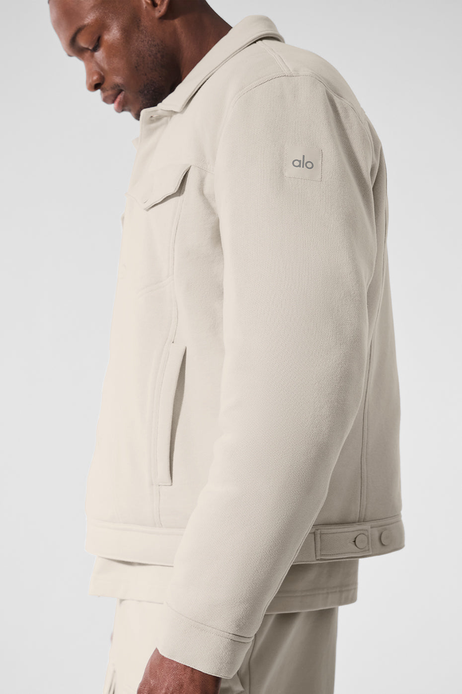 Ease Trucker Jacket - Bone — photo 5