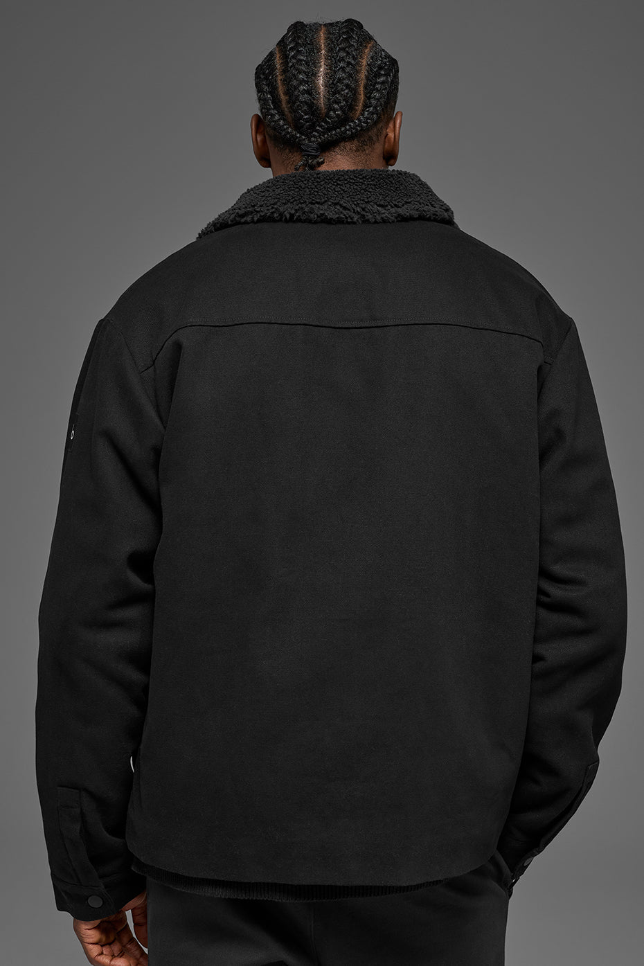 Canvas Utility Shacket - Black — photo 4