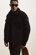 Canvas Utility Shacket - Black — photo 1