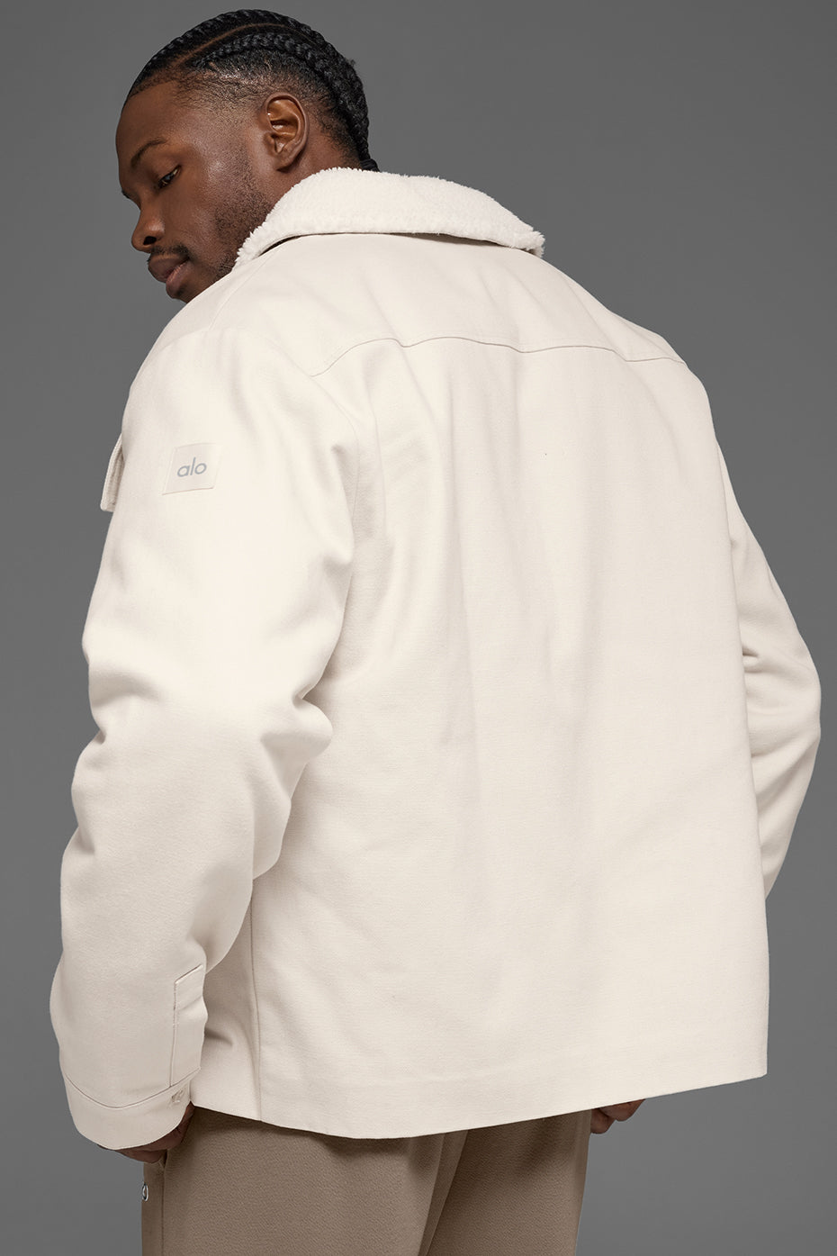 Canvas Utility Shacket - Bone — photo 2