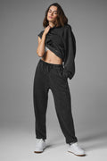 Chill Vintage Wash Sweatpant - Black Wash — photo 4