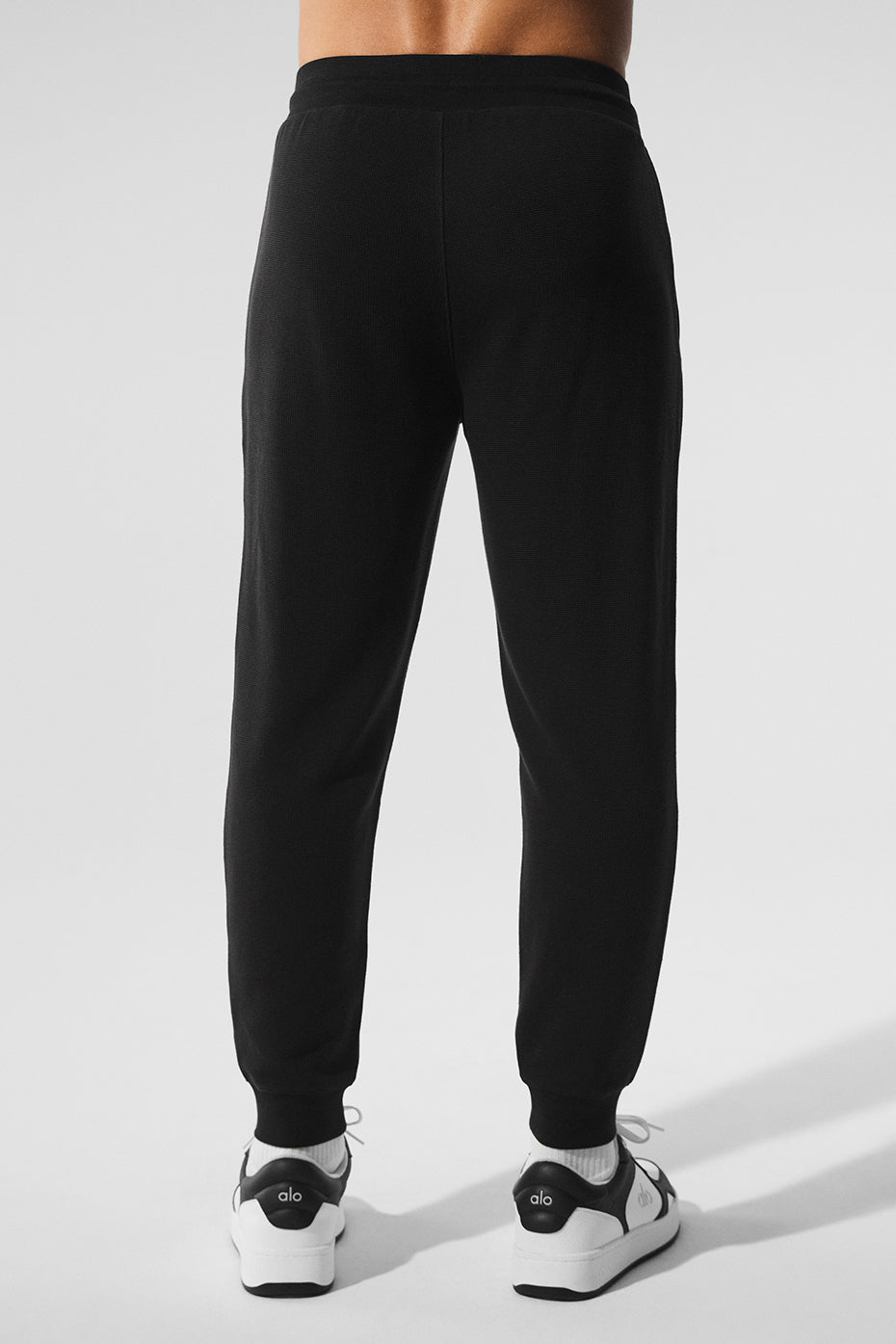 Micro Waffle Fast Break Jogger - Black — photo 4