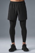 5" Revival 2-in-1 Pant - Black/Black — photo 1