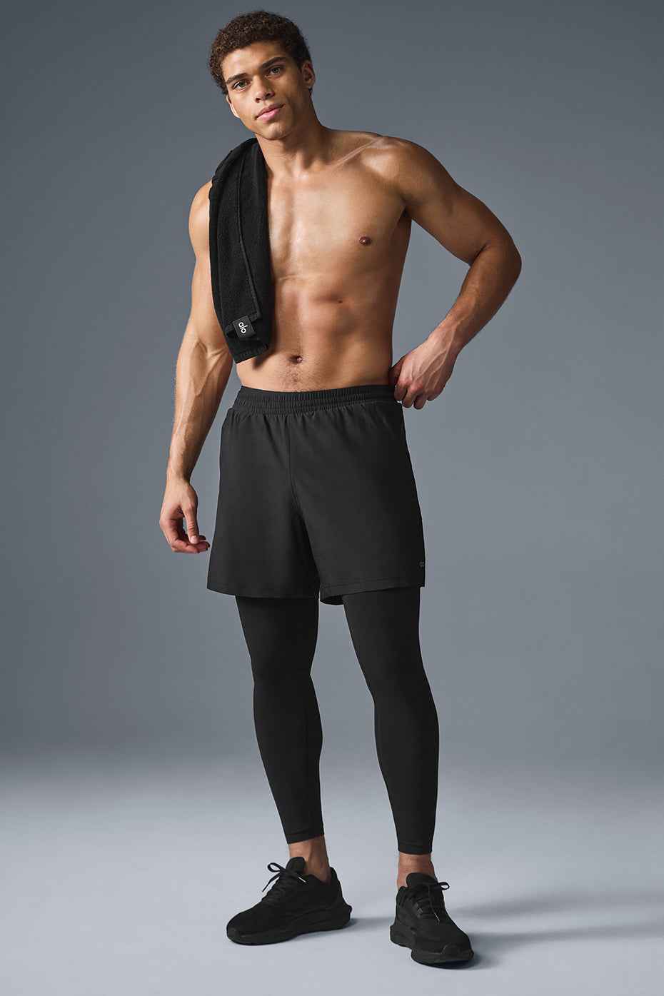 5" Revival 2-in-1 Pant - Black/Black — photo 5
