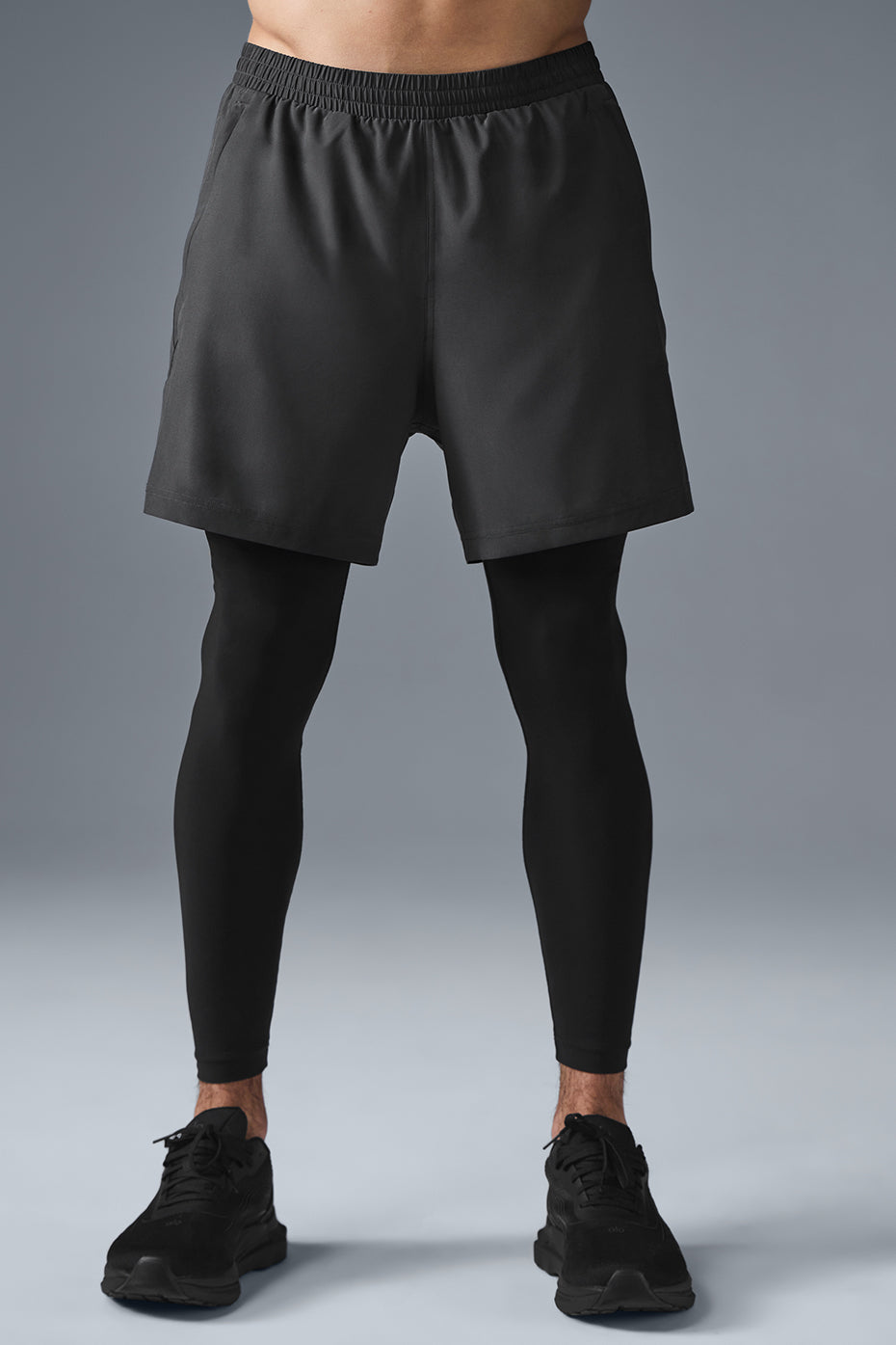 5" Revival 2-in-1 Pant - Anthracite/Black — photo 1