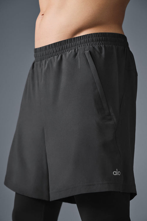 5" Revival 2-in-1 Pant - Anthracite/Black — photo 2