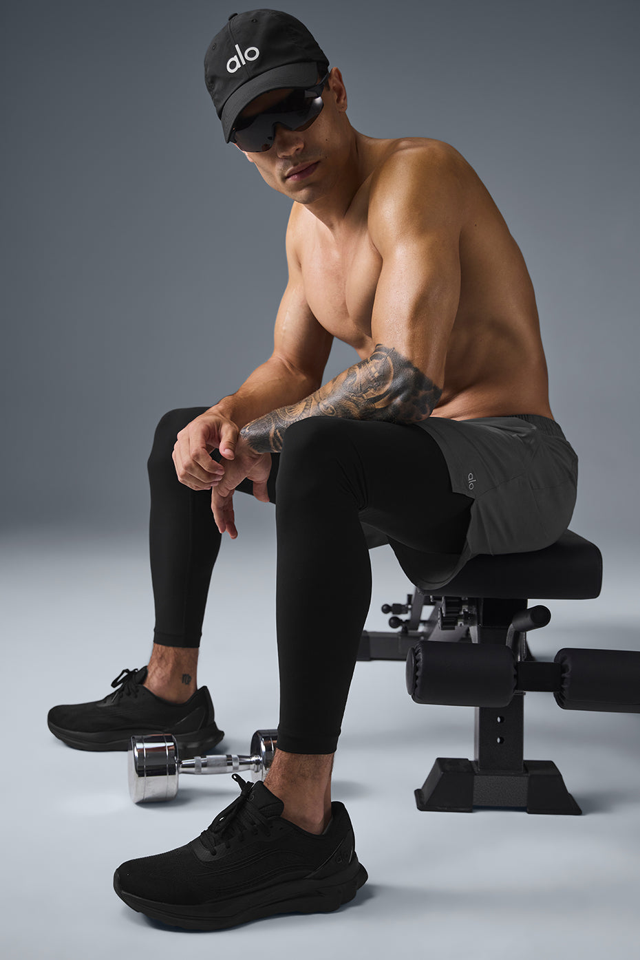 5" Revival 2-in-1 Pant - Anthracite/Black — photo 4