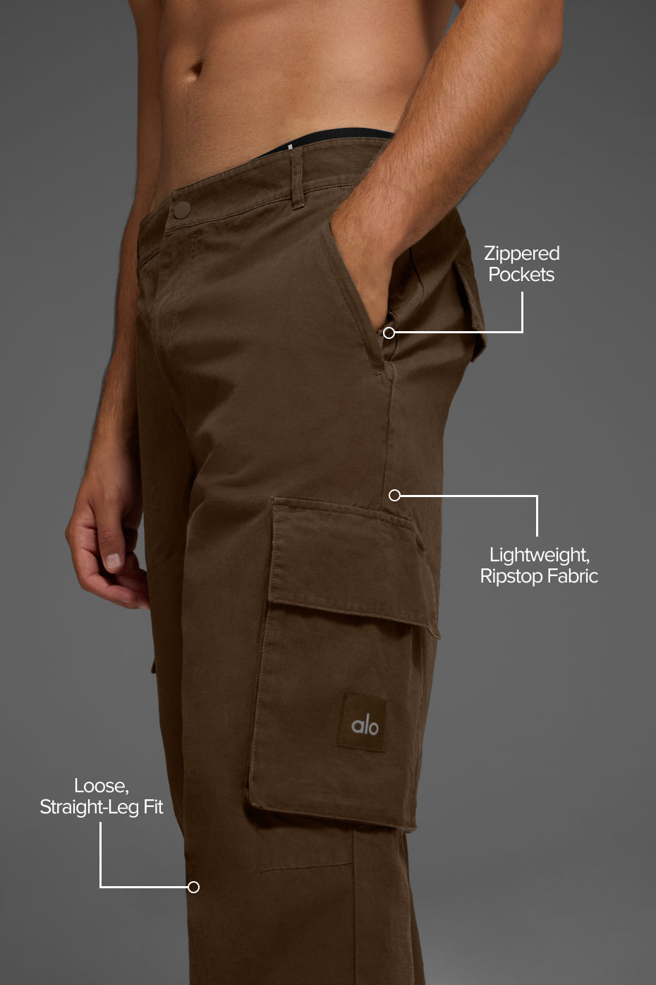 Cargo Ripstop Trouser - Espresso — photo 2