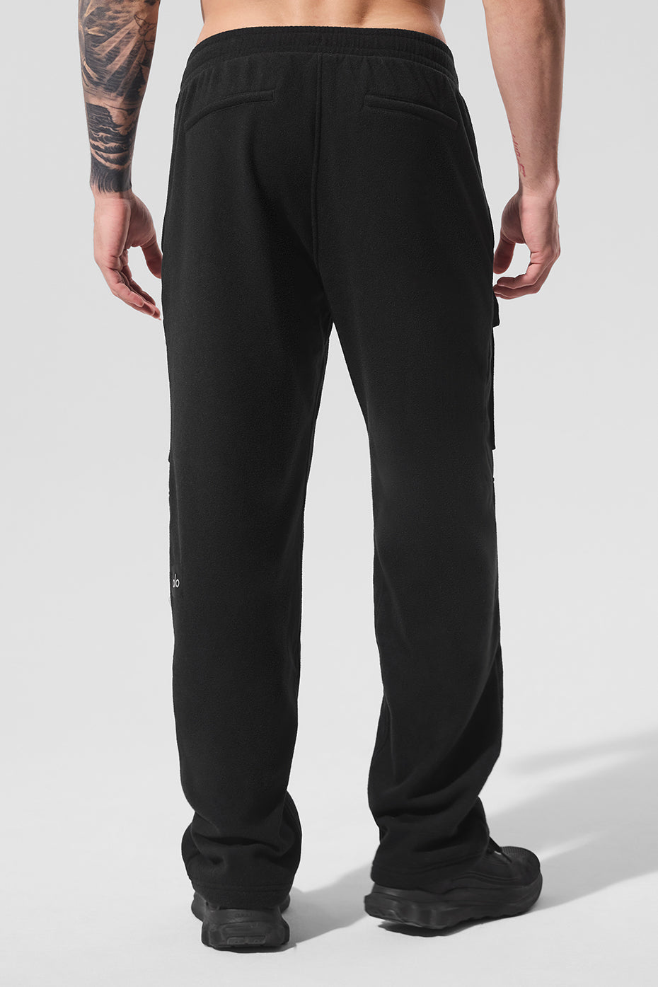Polar Fleece Ridge Cargo Pants - Black — photo 3