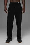 Scholar Straight Leg Sweatpant - Black — photo 1