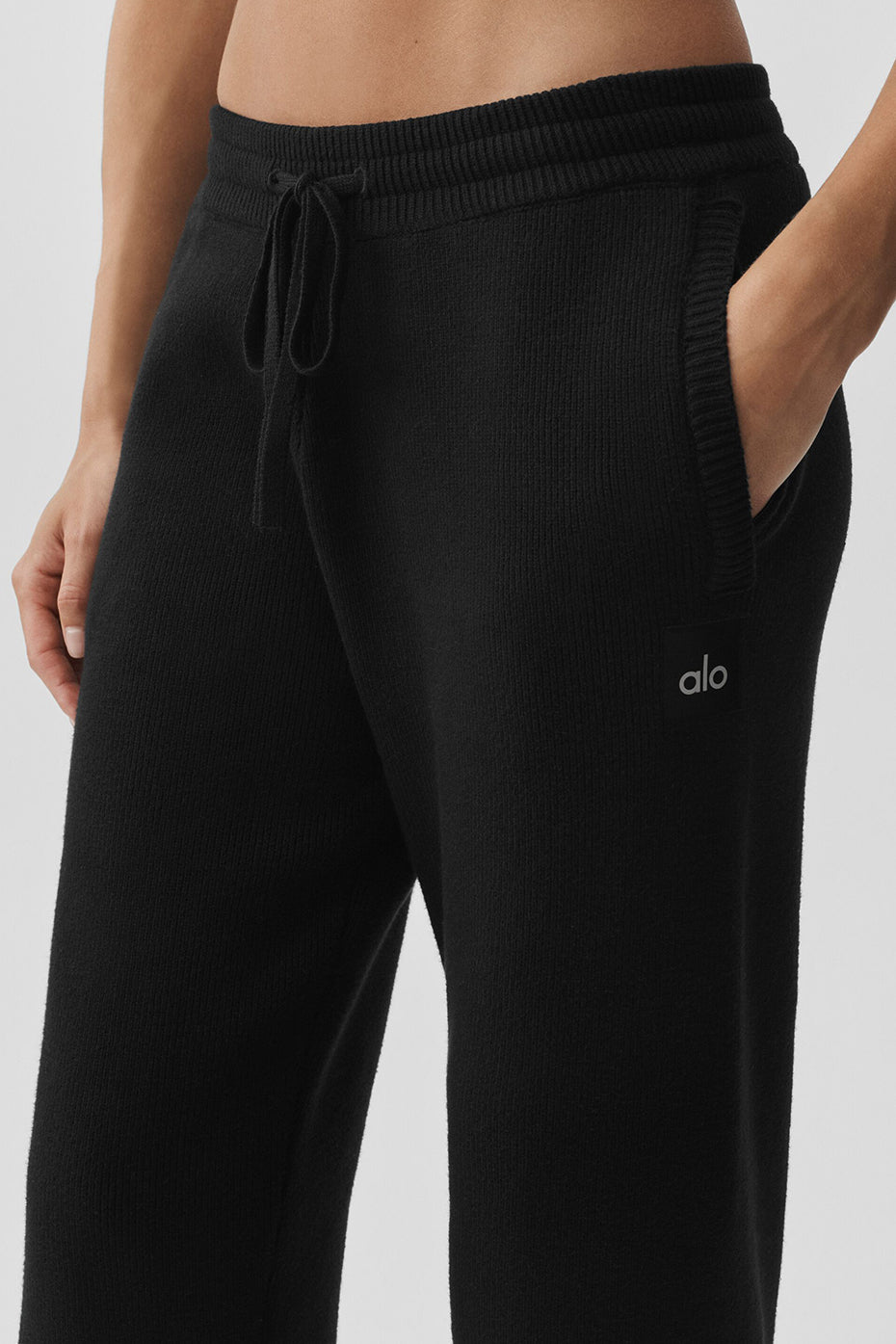 Scholar Straight Leg Sweatpant - Black — photo 3