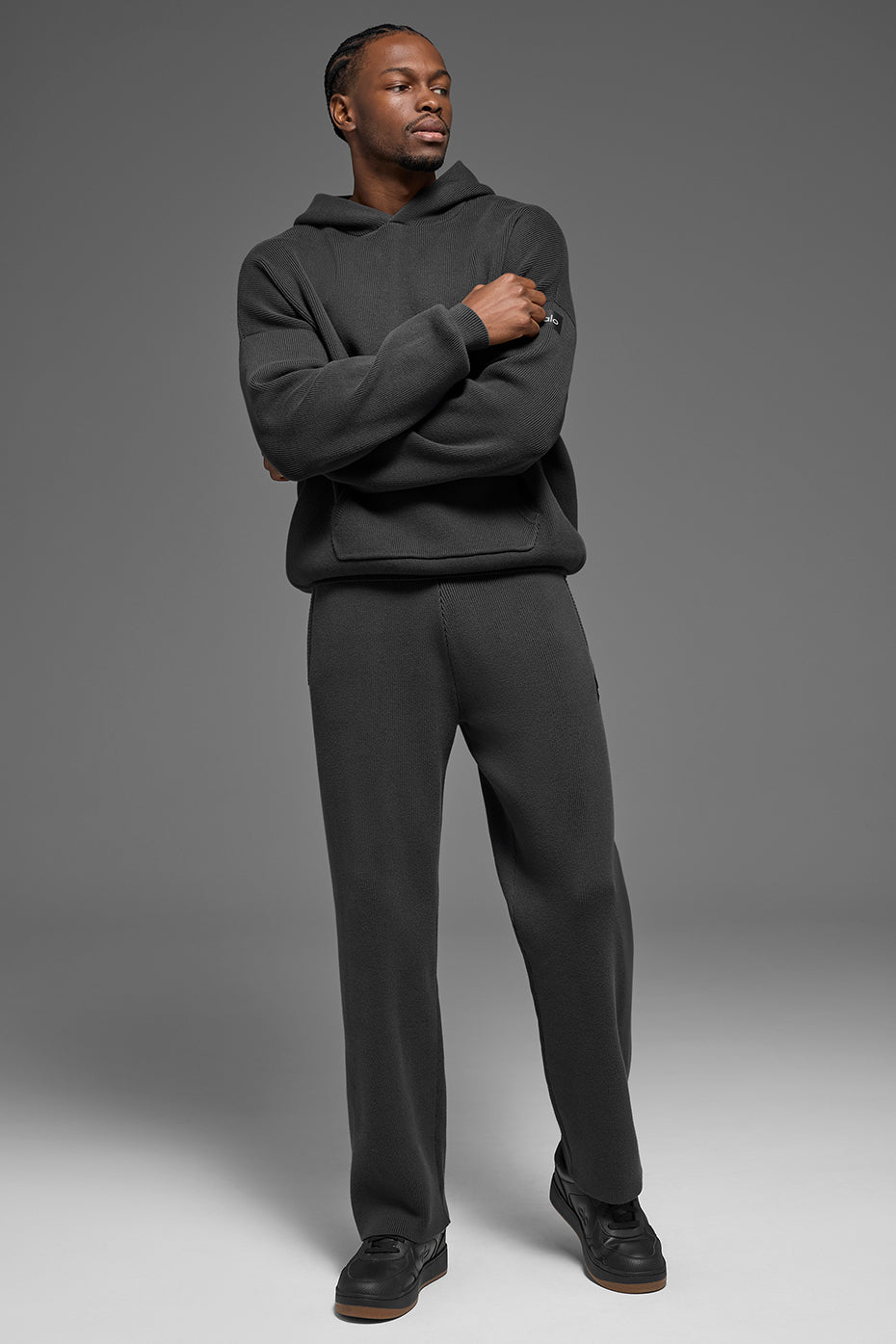 Scholar Straight Leg Sweatpant - Anthracite — photo 5